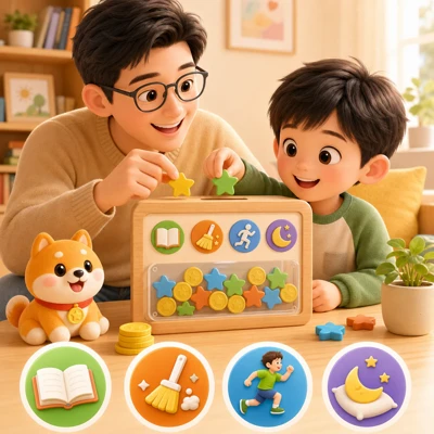 家庭积分奖励系统,帮孩子建立好习惯