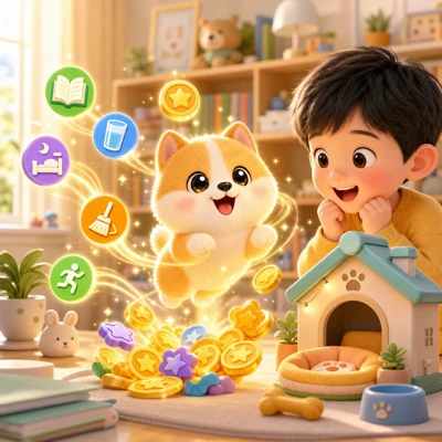 积分养电子宠物,用好习惯养宠物